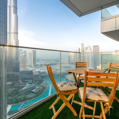 Opera Grand Burj & Fountain Views